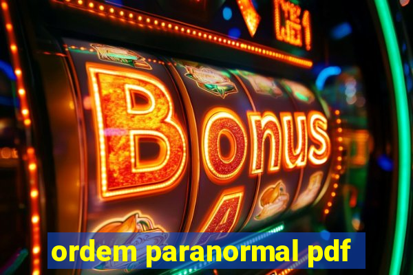 ordem paranormal pdf